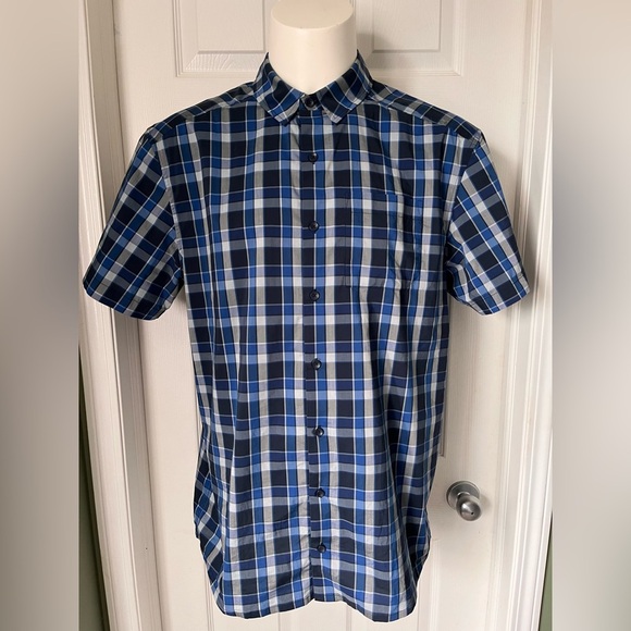 Mens Arcteryx Brohm Short Sleeve Plaid Button Up Shirt Size XL - Picture 3 of 9